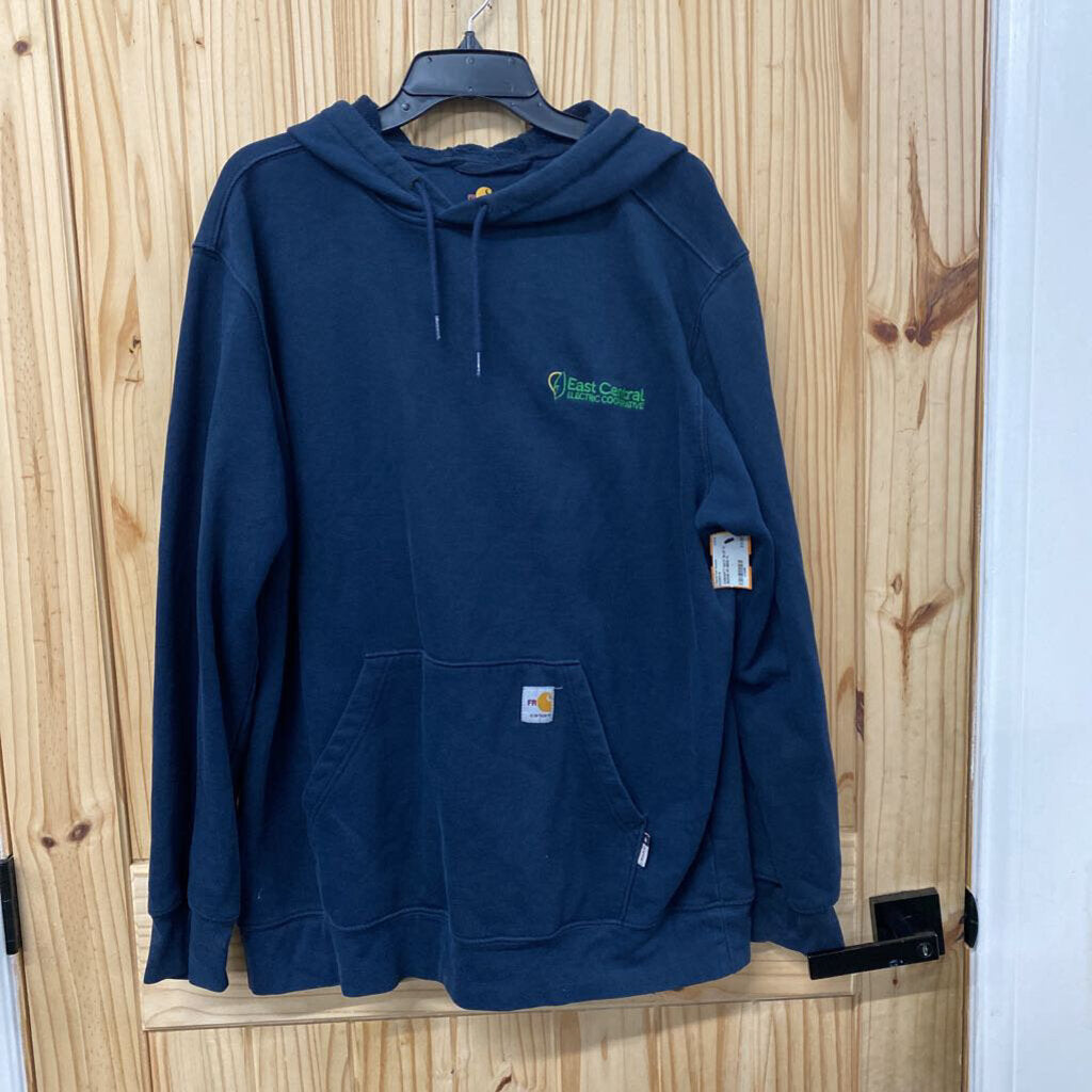 CARHARTT NAVY BLUE XL HOODIE FR