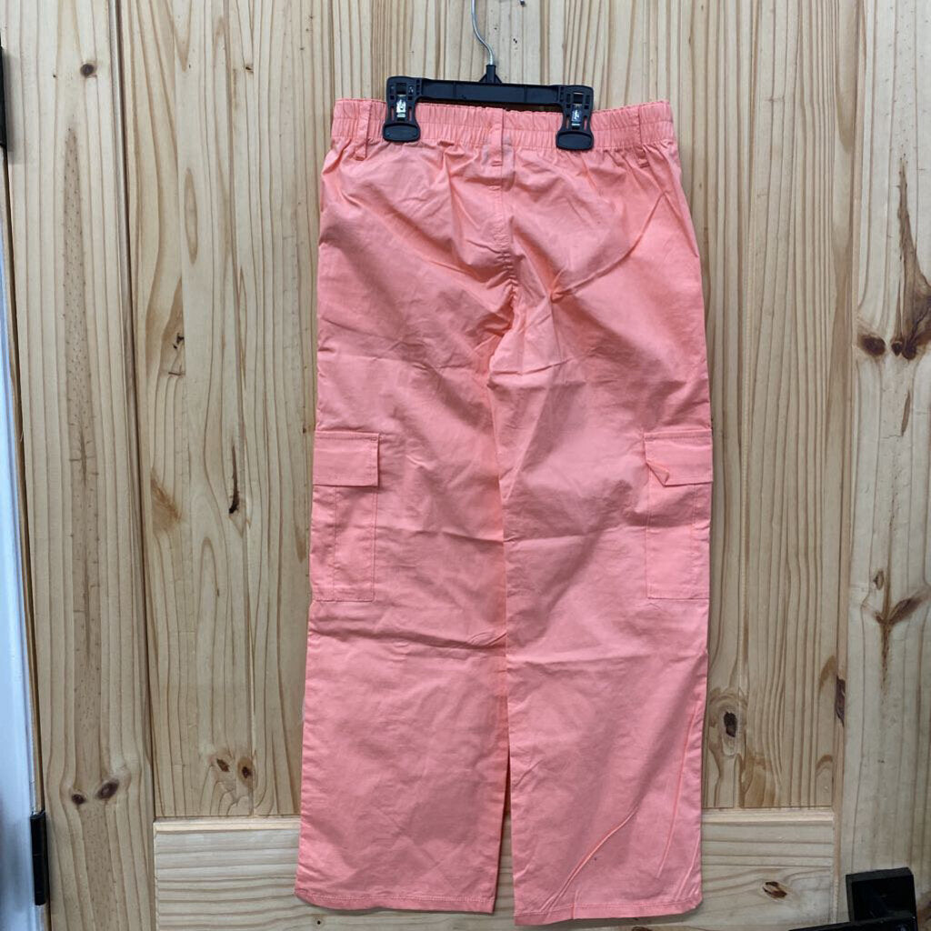 GIRLS ART CLASS CORAL CARGO PANTS M 8 NWT