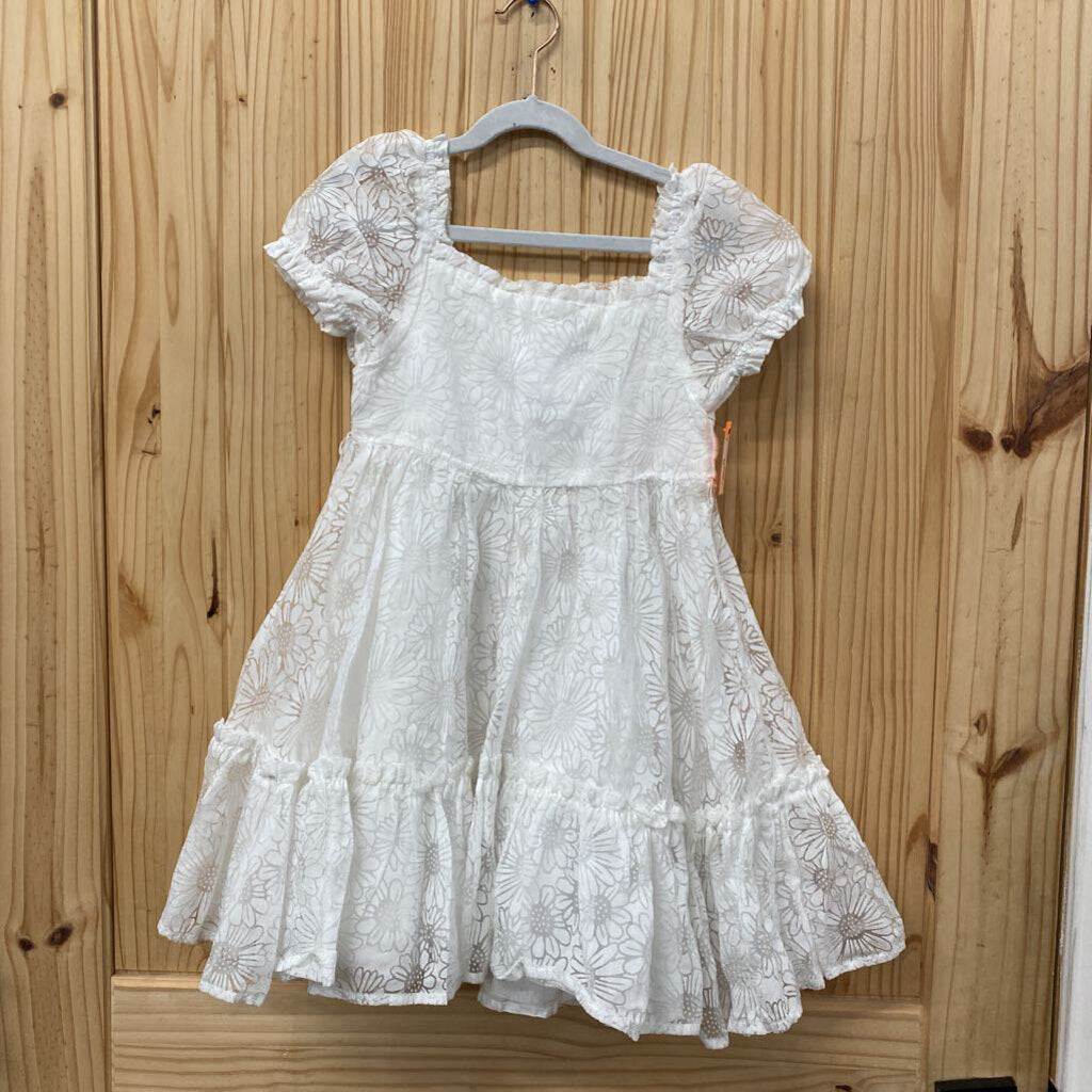 GIRLS JOIE WHITE DRESS 6
