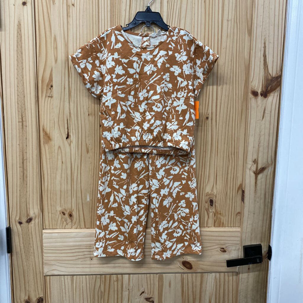 GIRLS JESSICA SIMPSON 2PC SET RUST/IVORY 6X