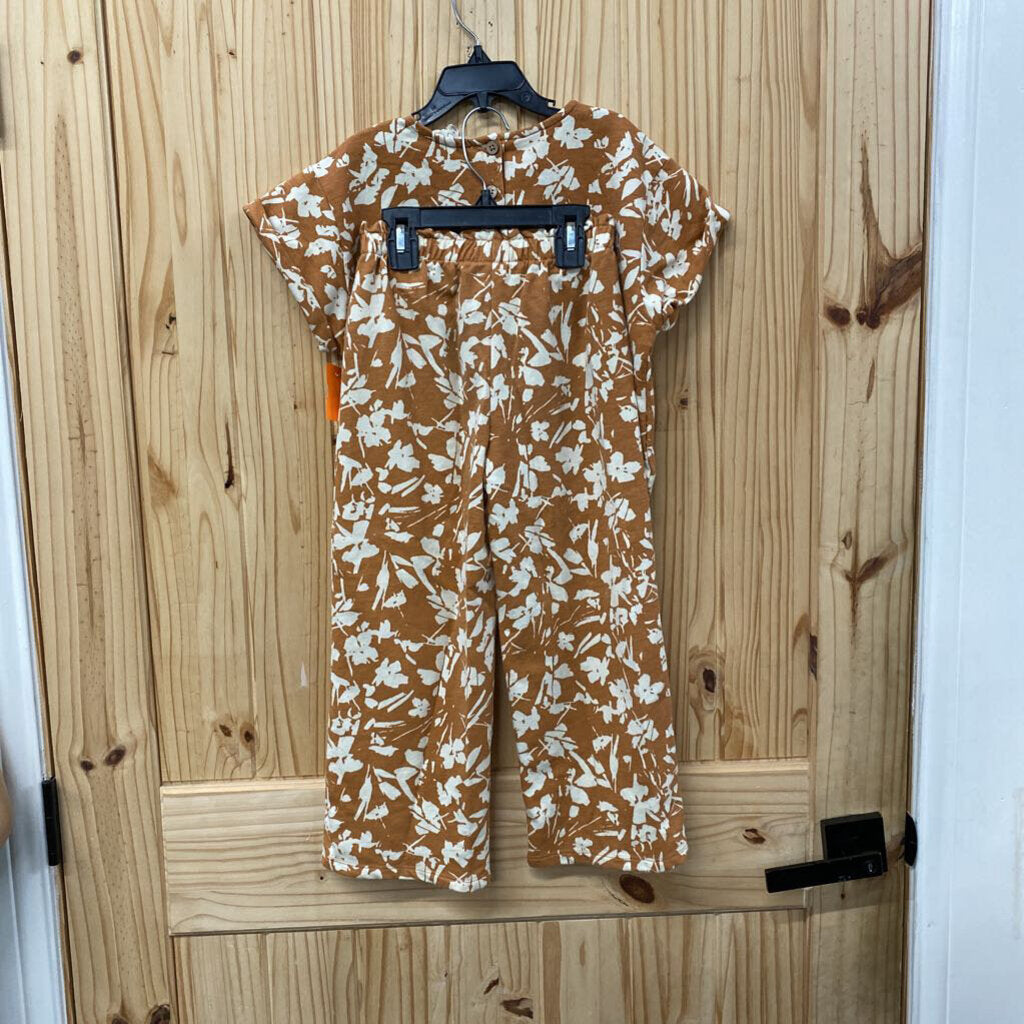 GIRLS JESSICA SIMPSON 2PC SET RUST/IVORY 6X