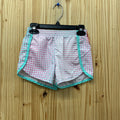 GIRLS NIKE SHORTS PINK/WHITE/AQUA 6X