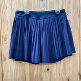 WOMENS BAD BIRDIE NAVY BLUE PLEATED SKORT XL