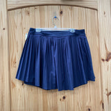 WOMENS BAD BIRDIE NAVY BLUE PLEATED SKORT XL