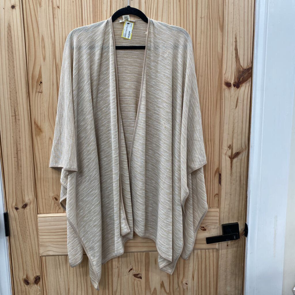 WOIMENS CALVIN KLEIN BEIGE/GOLD CASUAL SHAW