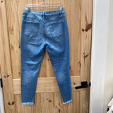WOMENS KANCAN LT DENIM DIST. JEANS 30