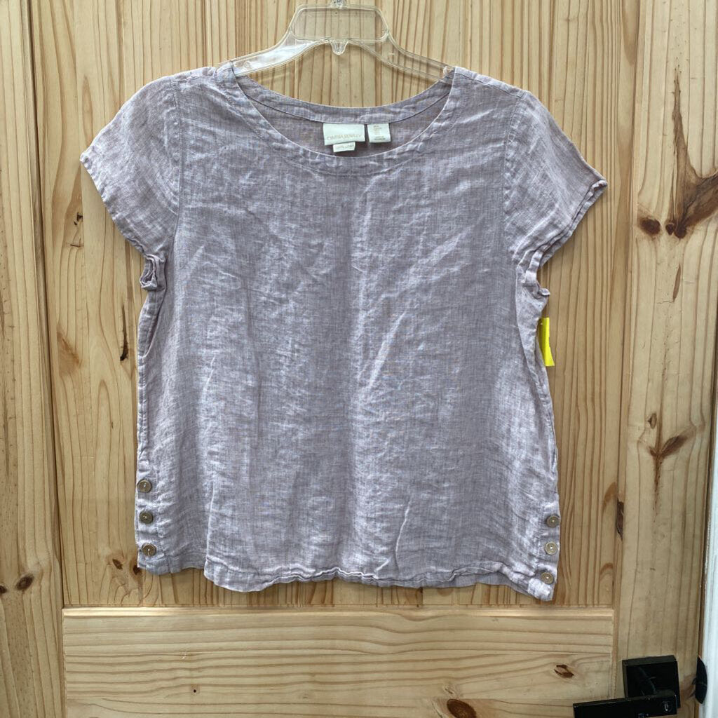 WOMENS CYNTHIA ROWLEY LT PURPLE TOP L