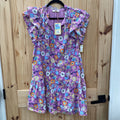 WOMENS ENTRO LILAC FLORAL DRESS M NWT