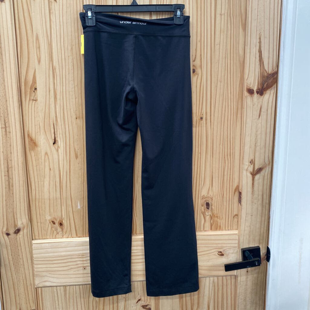 GIRLS UNDER ARMOUR BLK PANTS