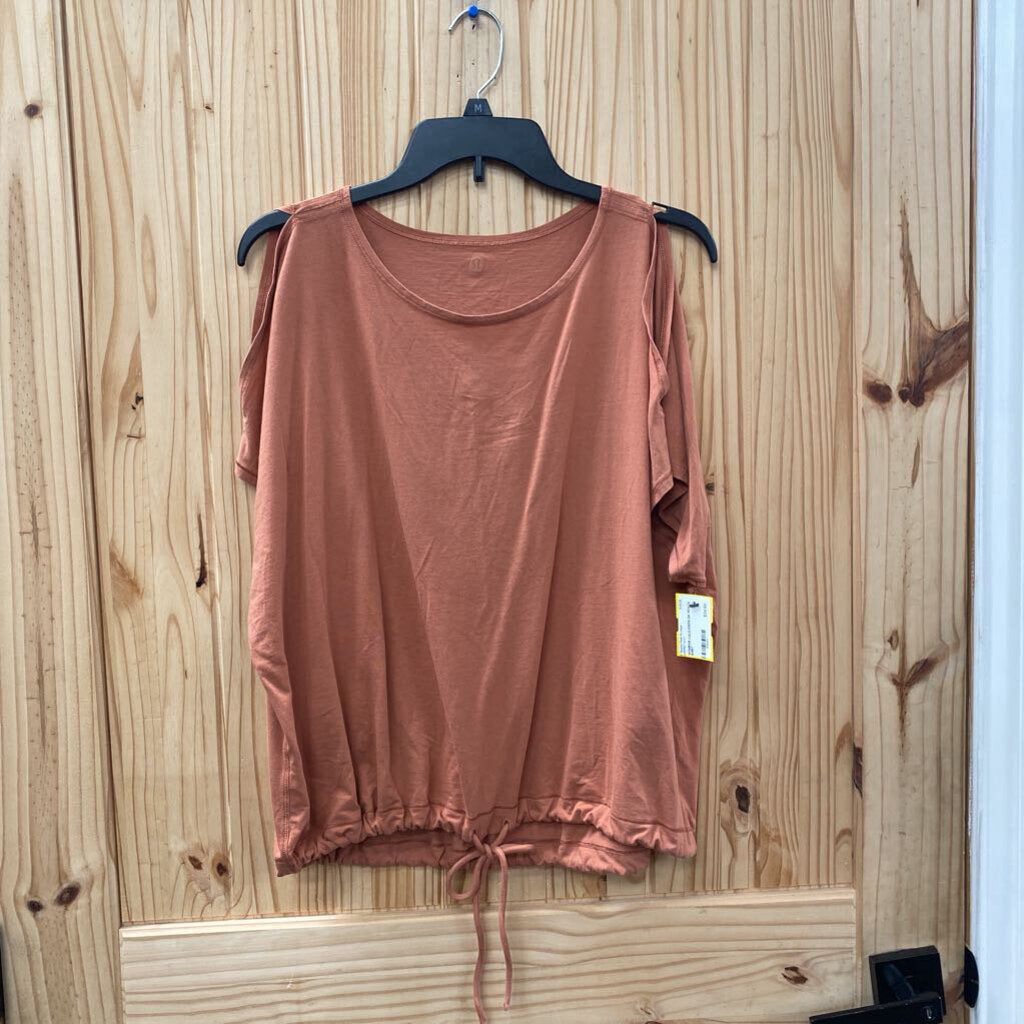 WOMENS LULULEMON DK PEACH SHIRT