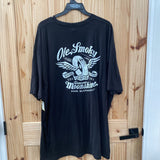 MENS OLE SMOKY BLK/WHITE T-SHIRT 5XL