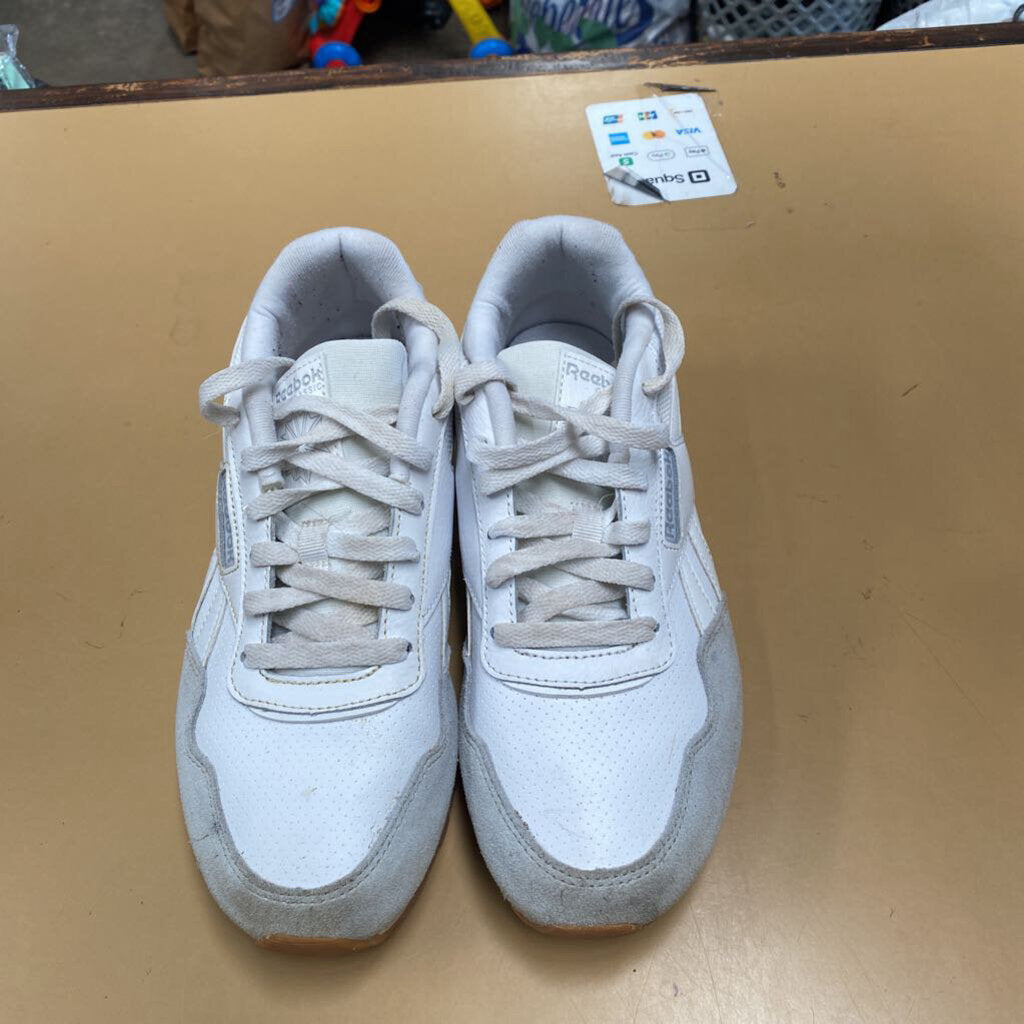 WOMENS REEBOK SHOES GREY/WHITE 7 1/2