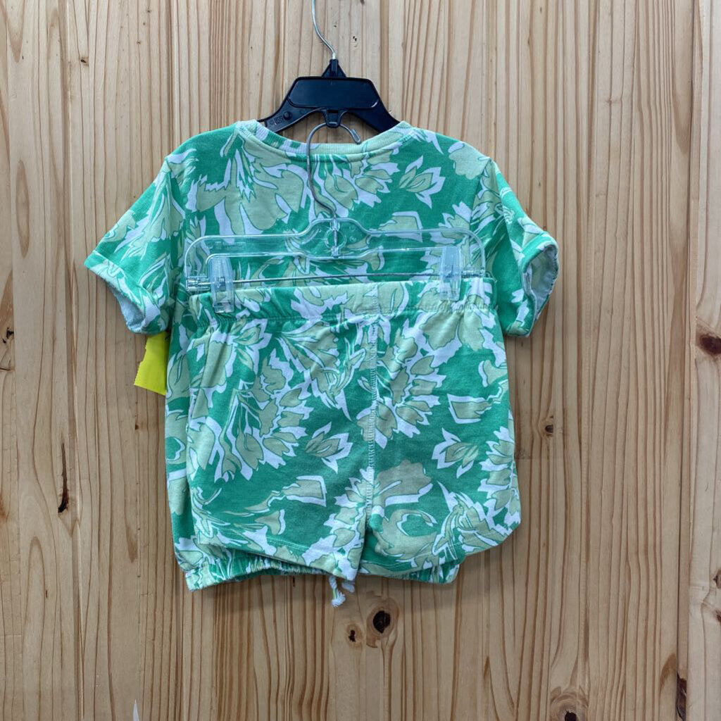 GIRLS JESSICA SIMPSON 2PC SET GREEN 6