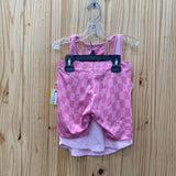GIRLS NIKE 3 BRAND 2PC SET PINK 6