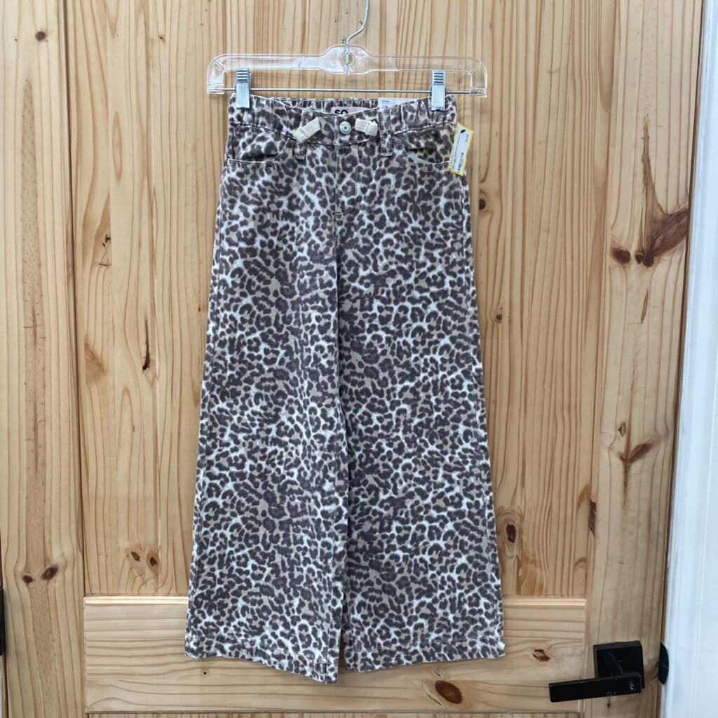 GIRLS SO LEOPARD PANTS 7 NWT