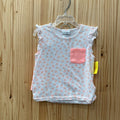 GIRLS NICOLE MILLER 2PC SET WHITE/CORAL/FLOWERS 6