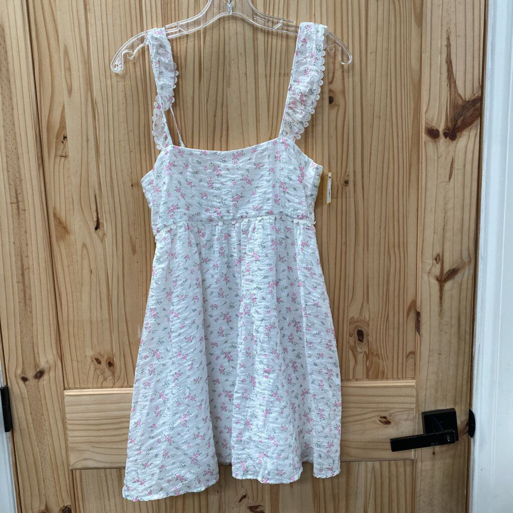 WOMENS ALTARD STATE WHITE FLORAL DRESS XS