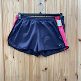 WOMENS NIKE SHORTS CHARCOAL/PINK/BLK XL