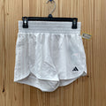 WOMENS ADIDAS SHORTS WHITE/BLK XS NWT