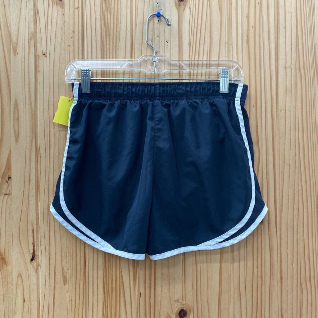 WOMENS NIKE SHORTS NAVY BLUE/WHITE S