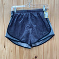 WOMENS NIKE SHORTS GREY/BLK S