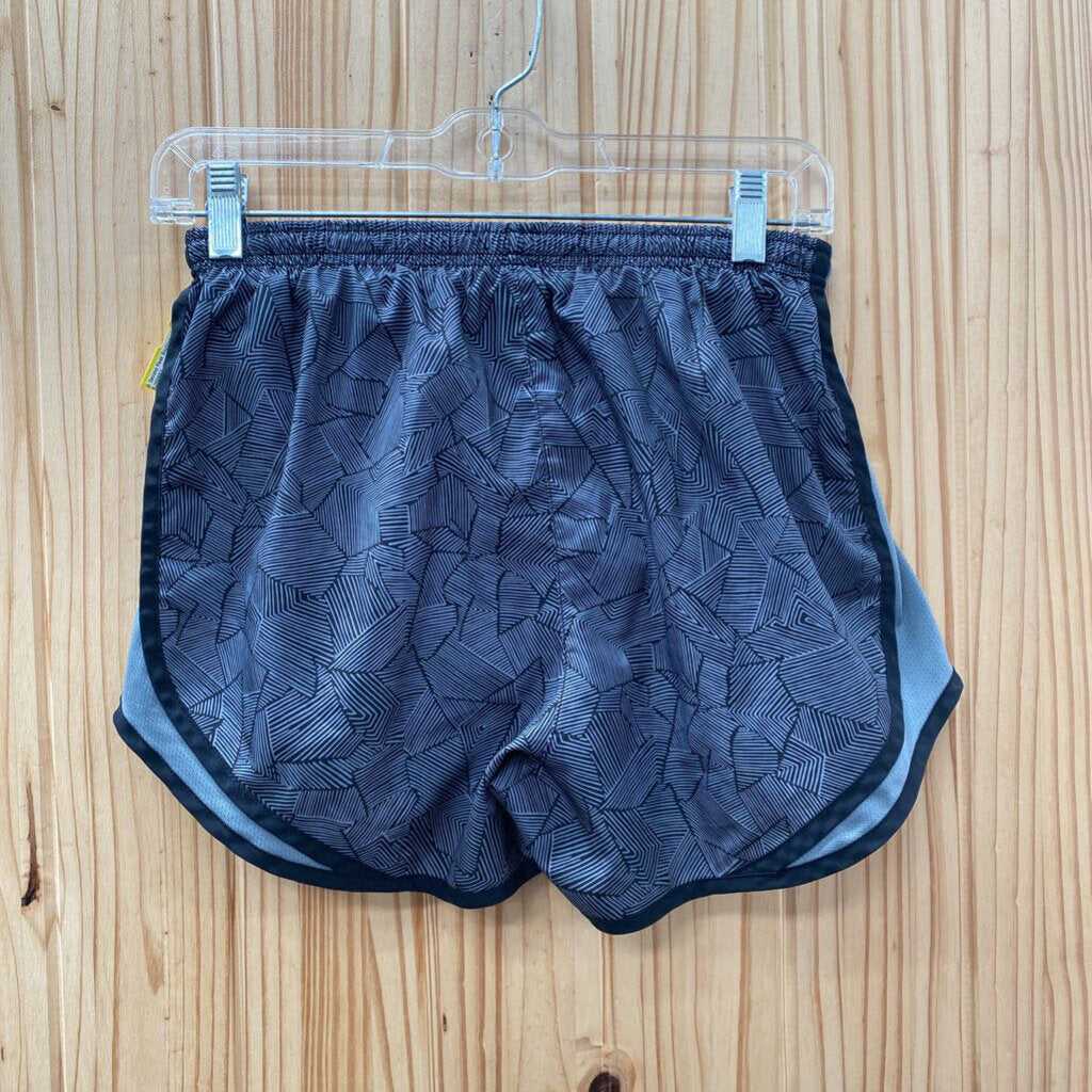 WOMENS NIKE SHORTS GREY/BLK S
