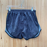 WOMENS NIKE SHORTS GREY/BLK S