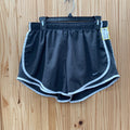 WOMENS NIKE SHORTS CHARCOAL GREY /WHITE L