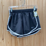 WOMENS NIKE SHORTS CHARCOAL GREY/WHITE S