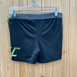 WOMENS NIKE PRO SHORTS LIME GREEN/BLK XL