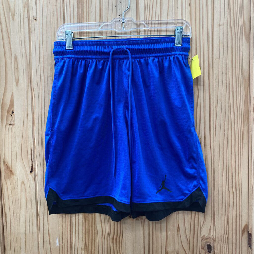 MENS JORDAN SHORTS ROYAL BLUE/BLK M