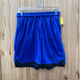 MENS JORDAN SHORTS ROYAL BLUE/BLK M