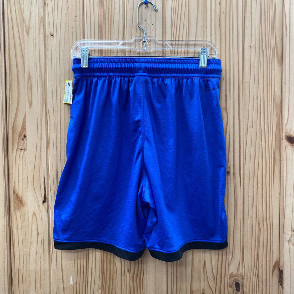 MENS JORDAN SHORTS ROYAL BLUE/BLK M