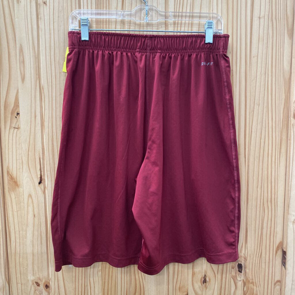 MENS NIKE SHORTS DK RED M