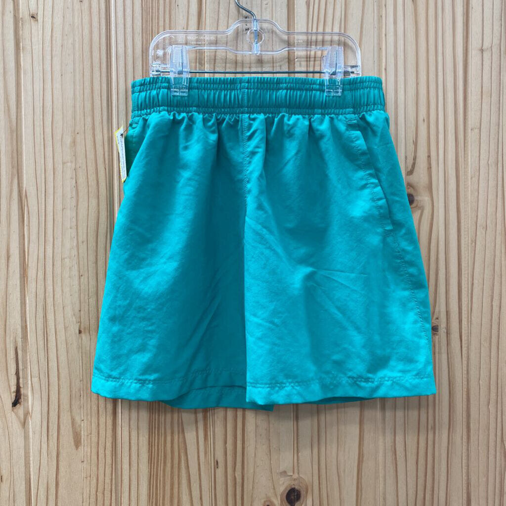 BOYS UNDER ARMOUR SHORTS AQUA GREEN/BLK YSM 8