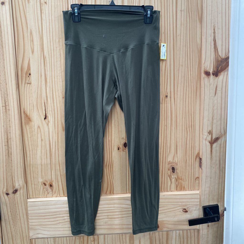 WOMENS OFFLINE OLIVE GREEN LEGGINGS L