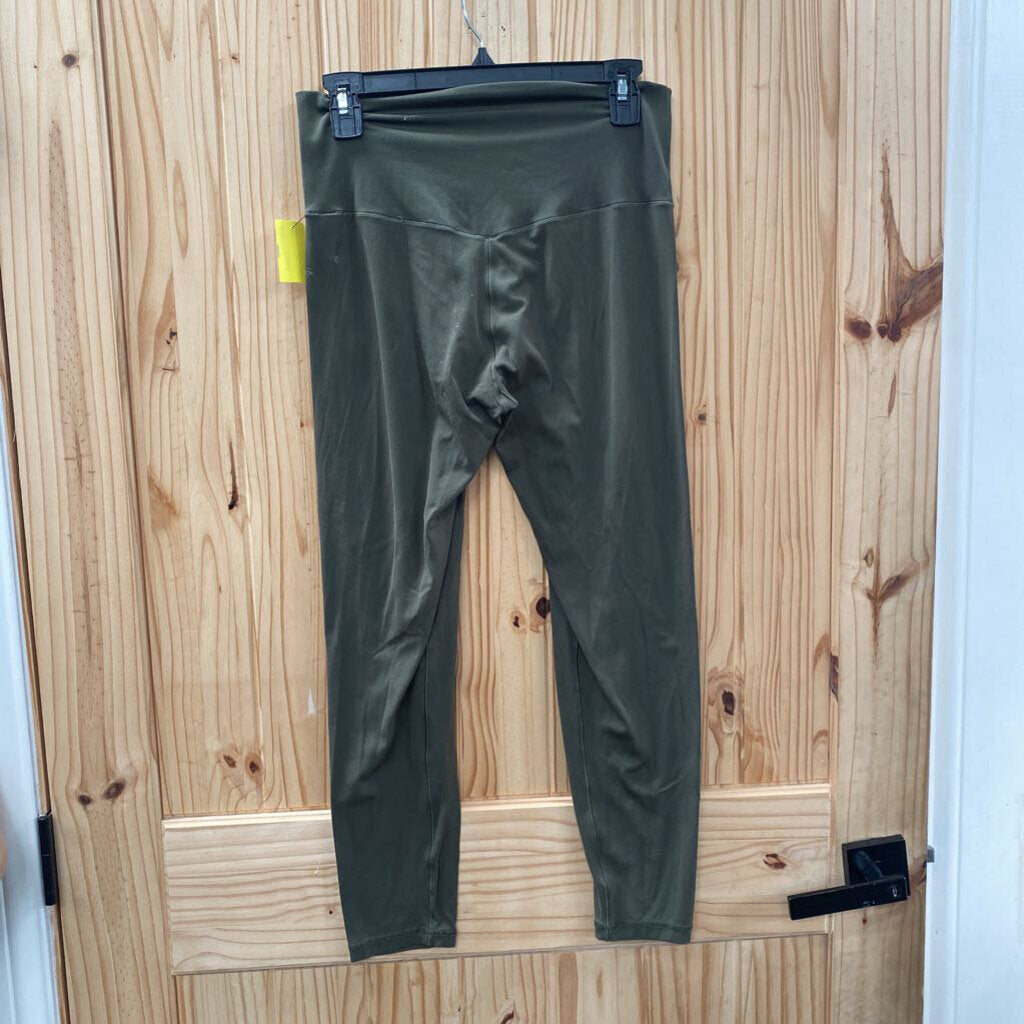 WOMENS OFFLINE OLIVE GREEN LEGGINGS L