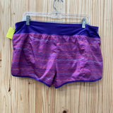 WOMENS NIKE SHORTS PURPLE/FUSHIA XL