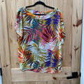 WOMENS INVESTMENTS CASUAL TOP MULTI CCOLOR L