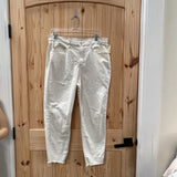 WOMENS NICOLE MILLER IVORY JEANS 14