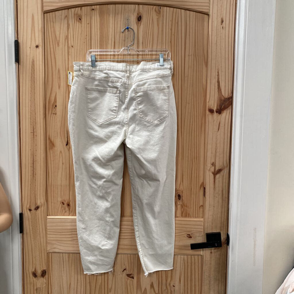 WOMENS NICOLE MILLER IVORY JEANS 14