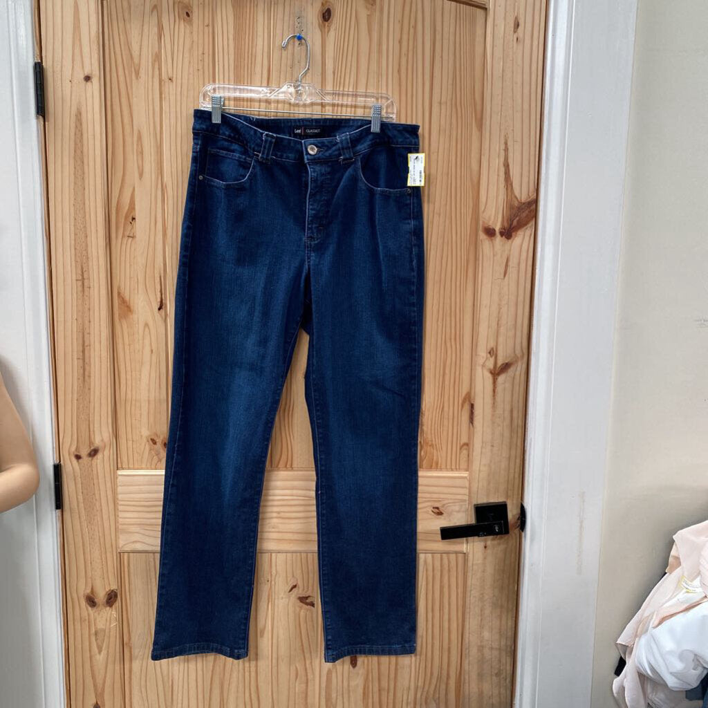 WOMENS LEE DK DENIM JEANS 14