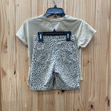 GIRLS HELLO KITTY 2PC SET TAUPE/LEOPARD 7