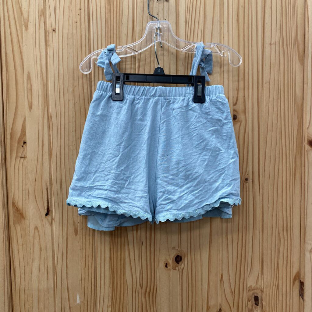 GIRLS PAISLEY LANE 2PC SET TEAL 8
