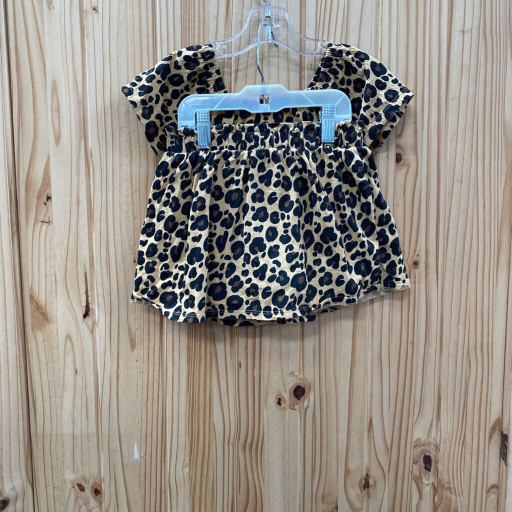 GIRLS RACHEL ZOE 2PC SET LEOPARD S 5/6