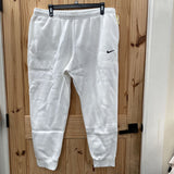 MENS NIKE SWEATPANTS WHITE/BLK 3XL NWT
