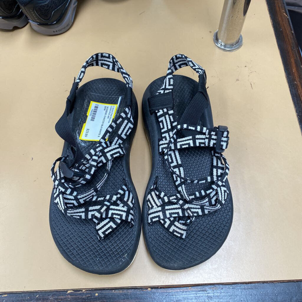 WOMENS CHACOS BLK/WHITE 6