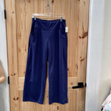 WOMENS PROMOVER NAVY BLUE CASUAL PANTS XL 16/18