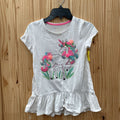GIRLS TOMMY BAHAMA WHITE SHIRT W/UNICORN 7/8