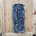 GIRLS ABERCROMBIE KIDS ARMY GREEN CAMO PANTS 7/8